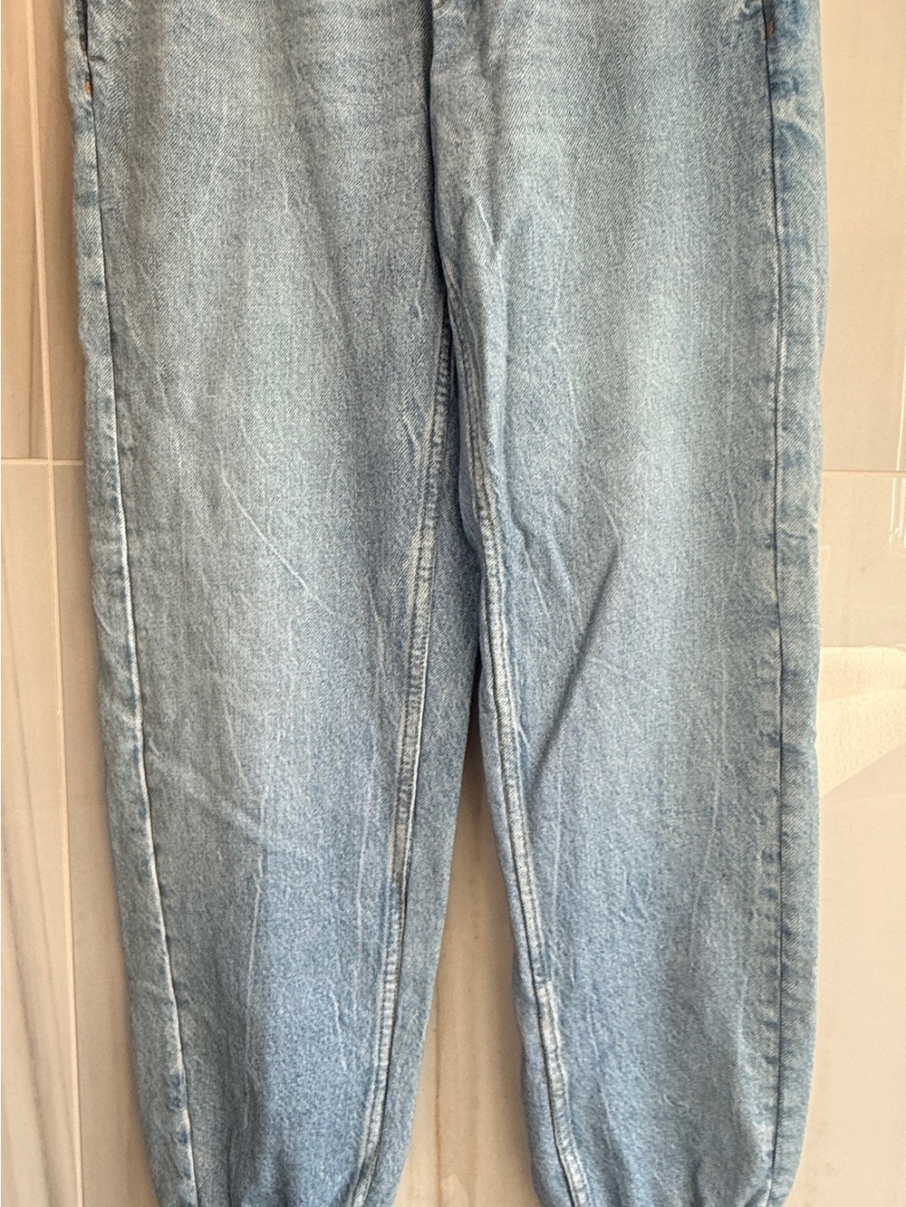 rag & bone Light Blue Denim Joggers